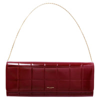 SAINT LAURENT Patent Leather Shoulder Bag Handbag Shoulder Bag Women's Red