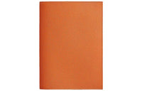 HERMES Epsom Calfskin Storage Bag Women's Orange/sapphire Blue