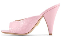 LOUIS VUITTON Slide Slippers Women's Pink