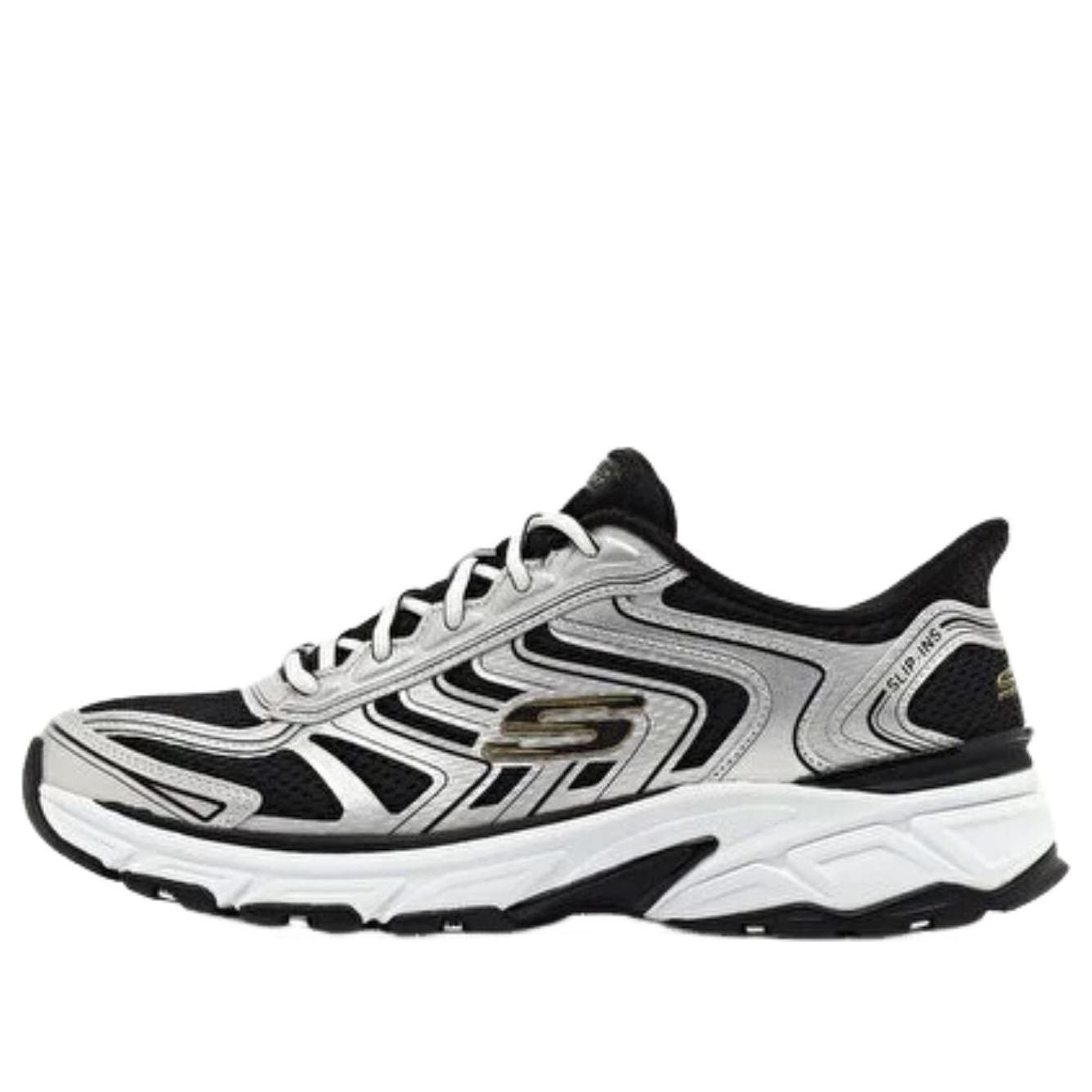 Skechers Stamina 'Silver Black' 233150-SLBK