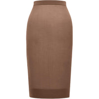 SAINT LAURENT High Waist Knitted Pencil Skirt