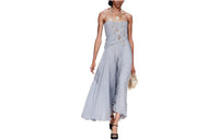 CHANEL Sleeveless Dresses Women's Gray