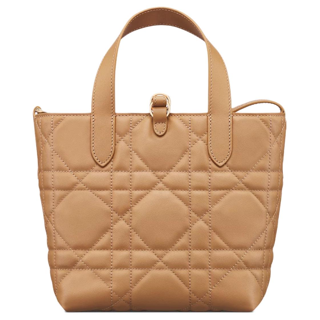DIOR Toujours Cow Leather Native Bag, Shoulder Bag, Crossbody Bag, Handbag Trumpets Women's Bronze