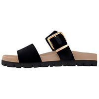 MIU MIU Slide Slippers Women's Black