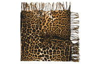 SAINT LAURENT Knit Scarves Women's Brown