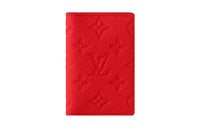 LOUIS VUITTON Pocket Organizer Taurillon Colormania Red