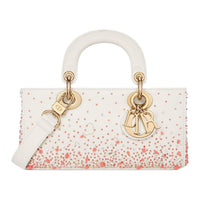 DIOR Calfskin Shoulder Bag Crossbody Bag Handbag Small Size Women's Gradient Coral