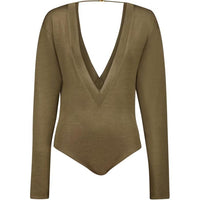 SAINT LAURENT Fine knit Bodysuit