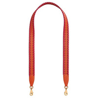 HERMES Epsom Leather With Swift Calfskin Bag Strap Women's Hermes Orange & Mexican Pink