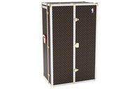 LOUIS VUITTON Leather Basketball Shoe Storage Box Men's Brown