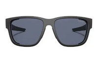 PRADA Nylon Irregular Shape Sunglasses Men's Black