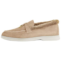 Loro Piana Summer Charms Walk Loafers Women's Brown