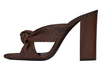 SAINT LAURENT Stylish Sandals Women's Dark Red