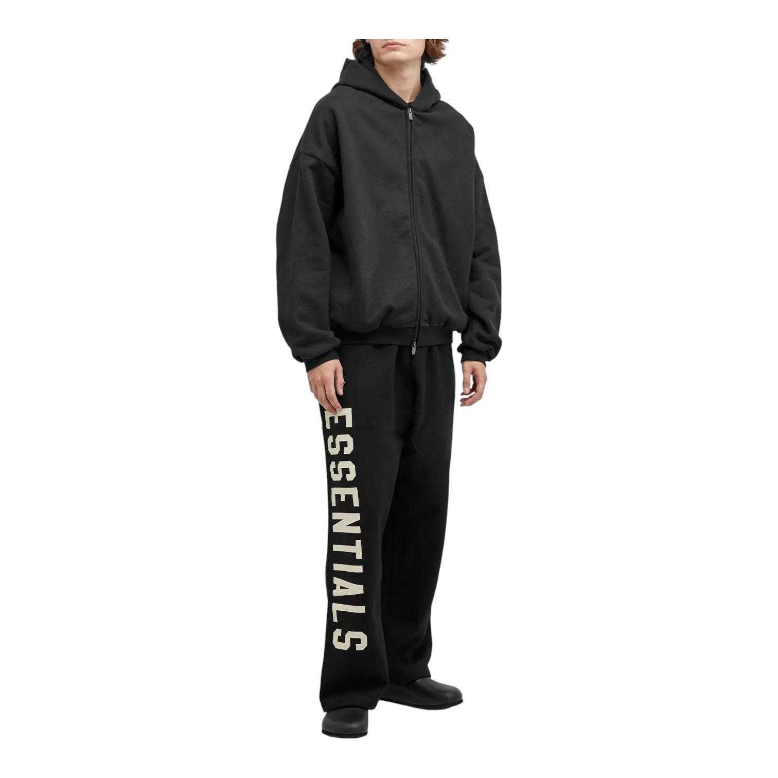 Fear of God Essentials Fleece Relaxed Sweatpant 'Black' 130BT244320F