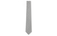LOUIS VUITTON Mulberry Silk Ties Unisex Gray