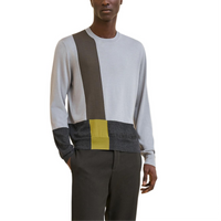 HERMES Cashmere Sweater Men's Pyrite Stone Color