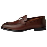 HERMES Honore Loafers Men's Brown