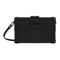 LOUIS VUITTON Leather Box Bag Crossbody Bag Shoulder Bag Men's Black
