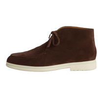 Loro Piana Walk And Walk Ankle Boots Men's Brown Black