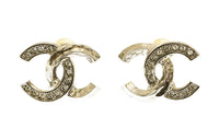 CHANEL Stud Earrings Women's Gold