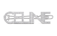 CELINE Hair Clips Women's Silver