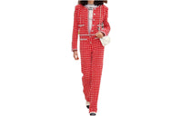 CHANEL Jumpsuits Women's Red
