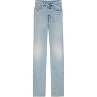 SAINT LAURENT V Waist Long Baggy Jeans