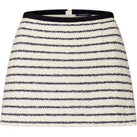 LOUIS VUITTON Striped Tweed Mini Skirt