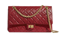 CHANEL 2.55 Calfskin And Metal Shoulder Bag Women's