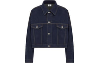DIOR FW23 Denim Jacket Women's Denim Blue
