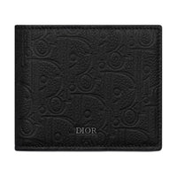 DIOR Cow Leather Wallet Men's Black