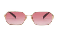 PRADA Triangle-logo Rectangle-frame Sunglasses