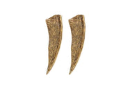 SAINT LAURENT Brass Earrings Women's Gold
