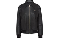 PRADA Crocodile-embossed Leather Jacket