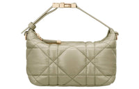 DIOR DiorTravel Cow Leather Clutch Small Size Women's Green
