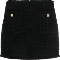 MIU MIU Casual Short Skirts Women's Black