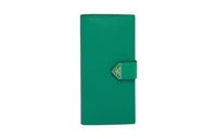PRADA Leather Wallet Women's Green