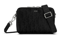 DIOR Galaxy Leather Messenger Bag, Clutch, Crossbody Bag, Shoulder Bag Men's Black