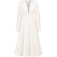 DIOR Long-Sleeved Dresses Women's White