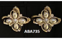 CHANEL Earrings Women's Gold