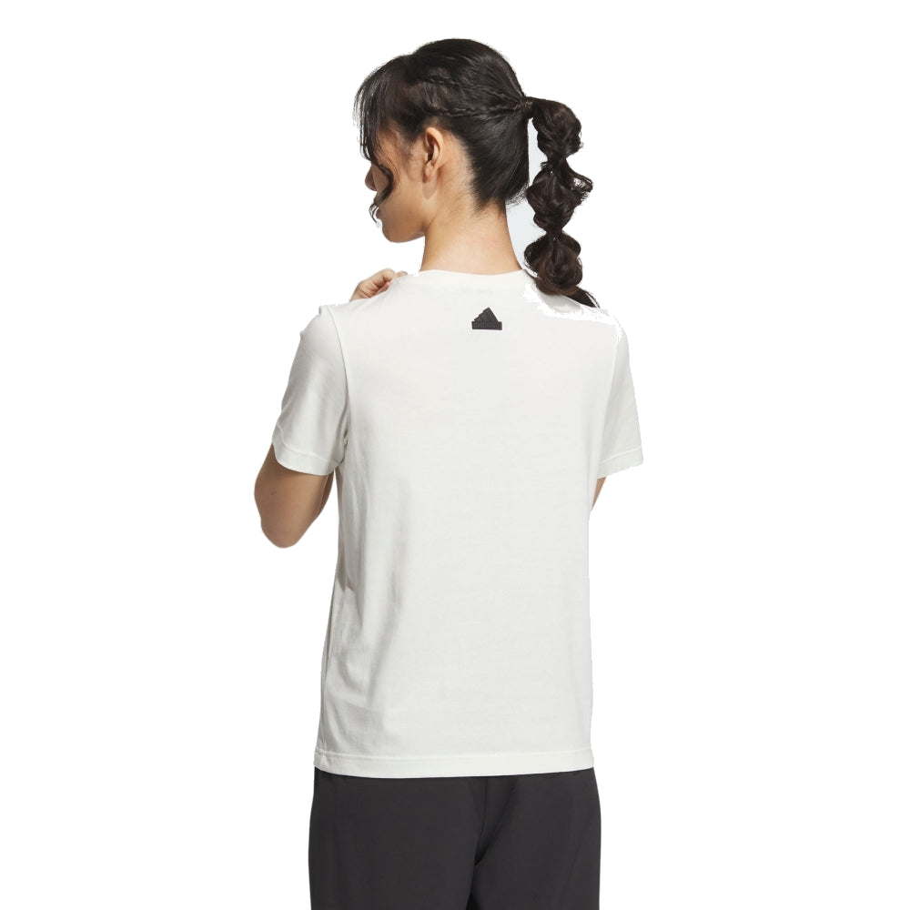 (WMNS) adidas Tech Bos T-Shirt Asia Sizing 'White' IM8840