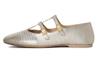 CELINE Casual Single Shoes Women's Silver
