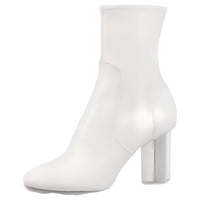 LOUIS VUITTON Ankle Boots Women's White