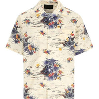 PRADA Hawaii Print Bowling Shirt