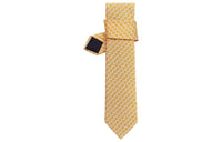 HERMES Ties Men Yellow/White