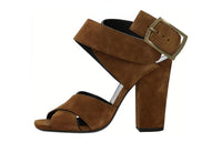 SAINT LAURENT One Strap Sandals Women's Brown