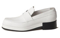HERMES Gatsby Loafers Women's White