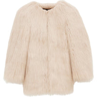 SAINT LAURENT FW24 Coats Women's Beige