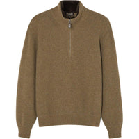Loro Piana Alpe Half Neck Jumper Sweater Men's Brown