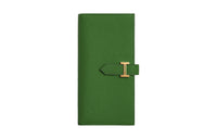 HERMES Bearn Epsom Calfskin Wallet Women's Orchid Green